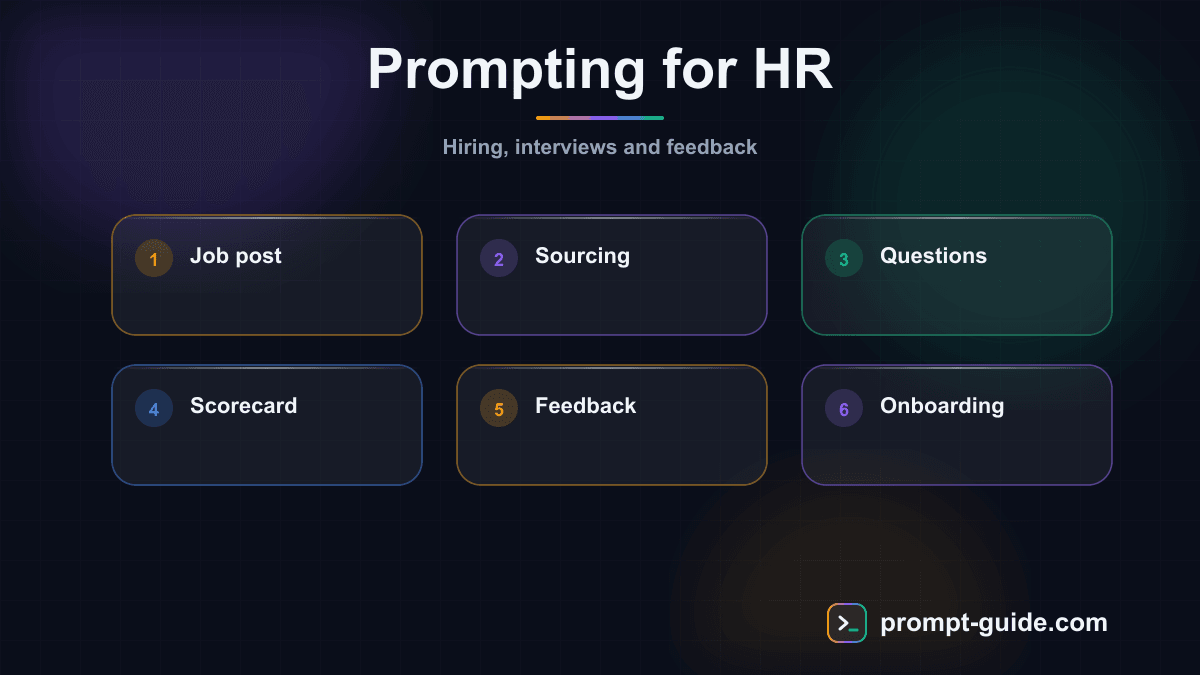 Infographic — Prompting Guide for HR & Recruitment